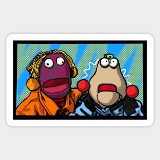 Zig and Zag Sticker